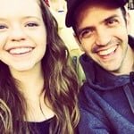 Jade Pettyjohn with her father